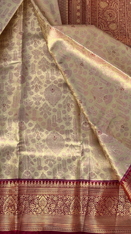 MAANGAI MARAGATHAM - KANCHIPURAM SILK SAREE