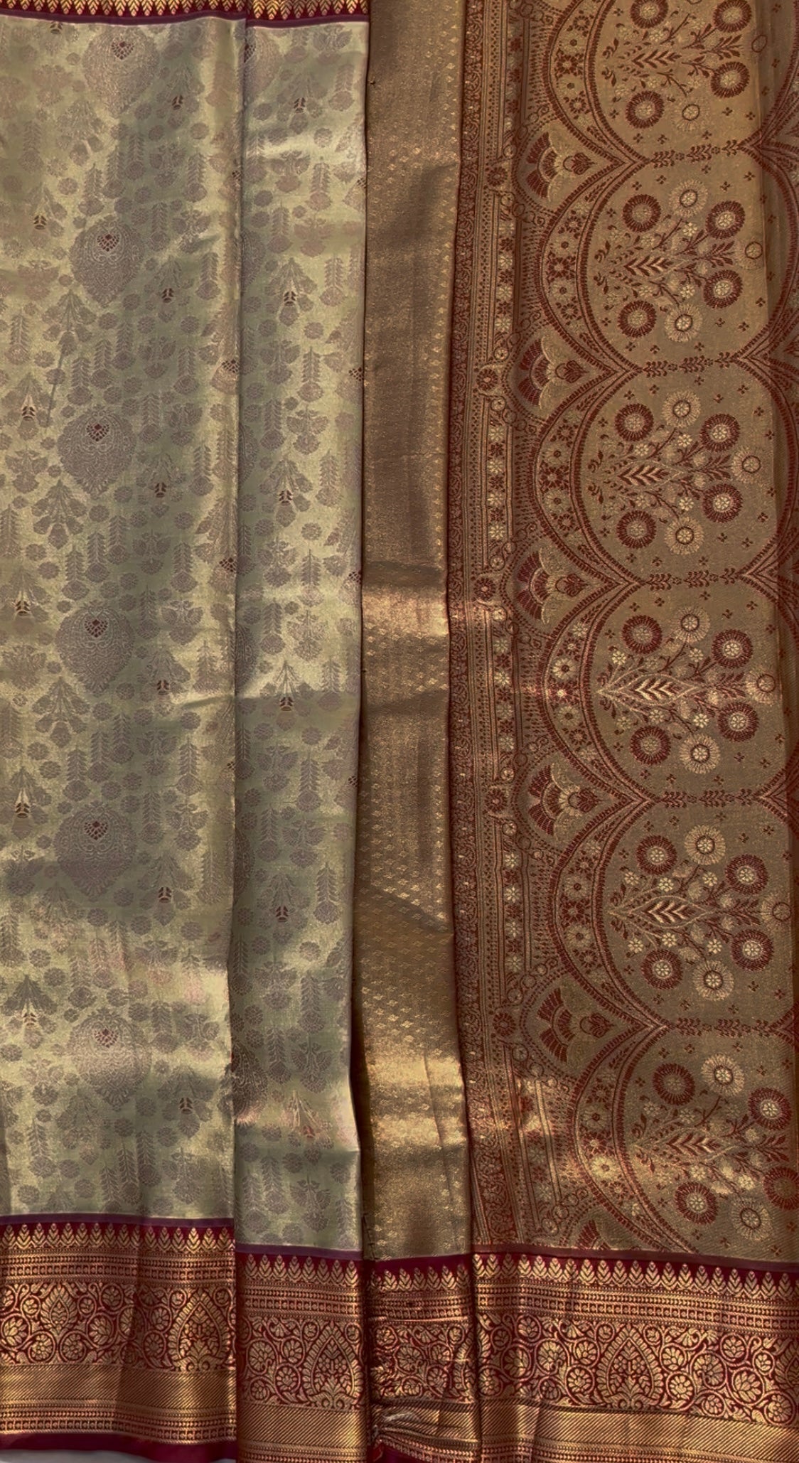 MAANGAI MARAGATHAM - KANCHIPURAM SILK SAREE