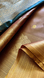 Traditional Semi Silk Saree with Contrast Border & Pallu