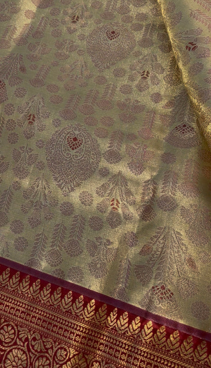 MAANGAI MARAGATHAM - KANCHIPURAM SILK SAREE